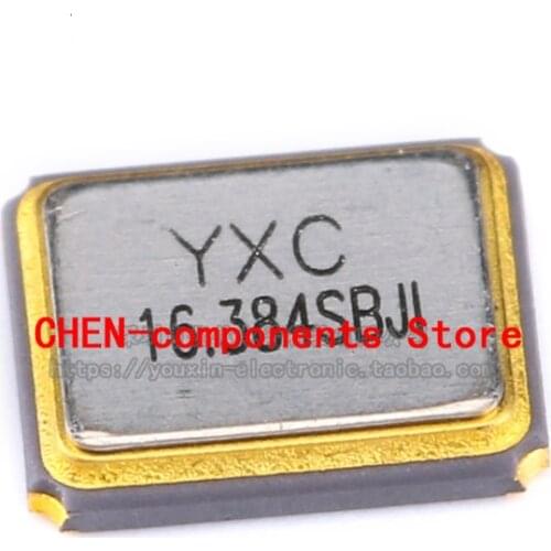 5pcs SMD passive crystal oscillator 16.384MHz 10ppm 20pF X322516384MSB4SI 4 feet