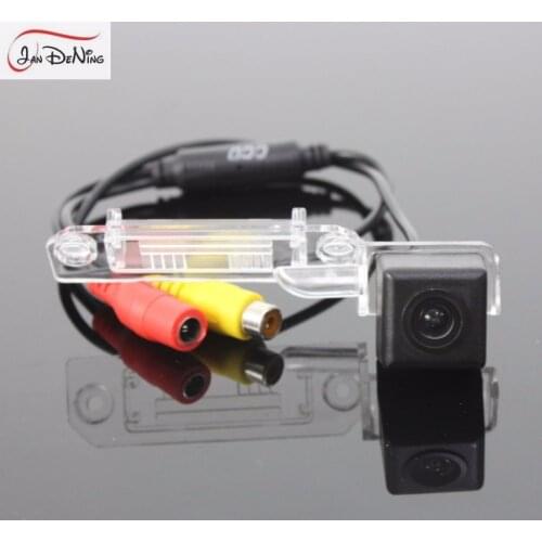 JanDeNing Car Rear View Parking/Backup Reverse Camera/ Waterproof License Plate Light OEM For Volkswagen VW Golf Plus 2004-2008