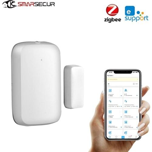 Ewelink Smart ZigBee 3.0 Wireless Door Window Contact Sensor Alarm Detector Door Open/Close APP Remote Control Home Automation