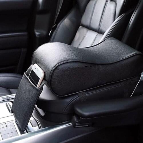 Car Seat Cover Soft Leather Auto Center Armrest Console Box Armrest Seat Protective Pad Car Arm Rest Top Cover