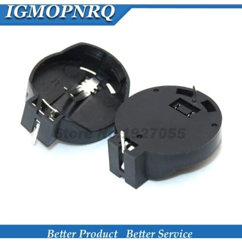 10PCS CR2025 Battery Button Cell Holder Socket Case CR2032 battery holder 2032