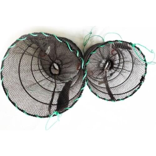 Crayfish Crab Trap Net Shrimp Lobster Cage Collapsible Portable Fishing Accessories SAL99
