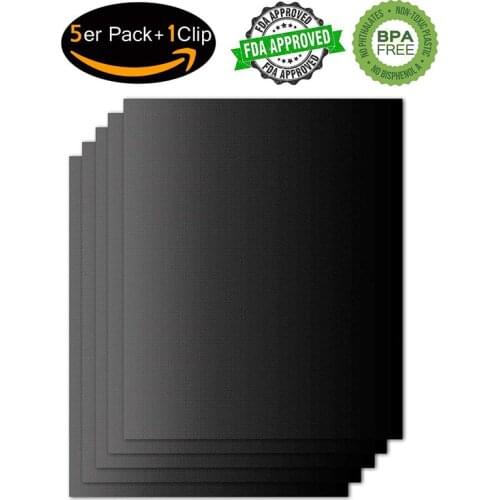 5PCS Set Reusable Baking Mesh FDA-Certificated For Indoor Outdoor Barbecue Grill Net 40x33CM BBQ Grill Mat Non Stick