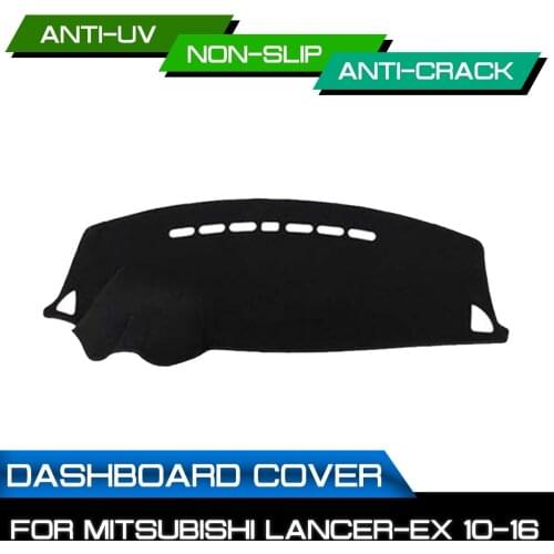 Car Dashboard Mat for Mitsubishi Lancer-ex 2010 2011 2012 2013 2014-2016 Anti-dirty Non-slip Dash Cover Mat UV Protection Shade