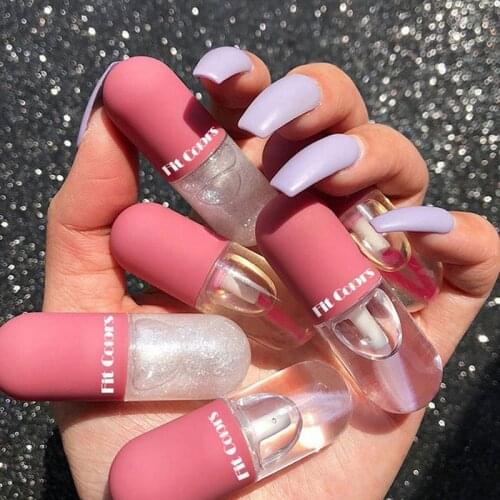 Crystal Lip Gloss Capsules Glossy Moisturizing Lip Oil Lip Gloss Beauty Makeup Liquid Lipstick Care cute makeup lip oil