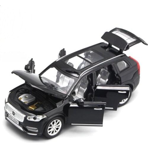 1:32 Volvo XC90 alloy car model Light music back to 6 open doors Simulation display car model childrens toys birthday gift
