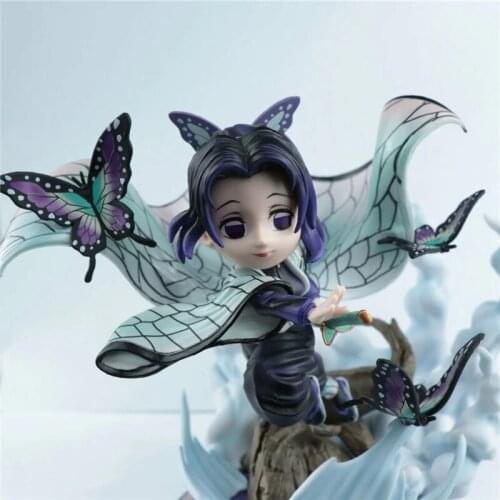 Anime Characters Demon Slayer Blade Worm Column One Shot Gk Scene Character Statue Model Boxed Figure Ornaments