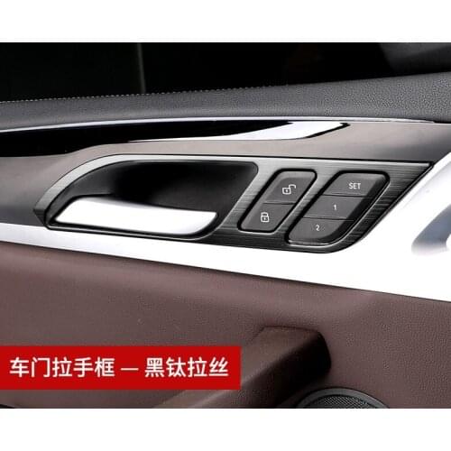 Fit For BMW 2018 New X3 door handle interior handle decorative frame door handle bowl light strip 19 x4x3 modification