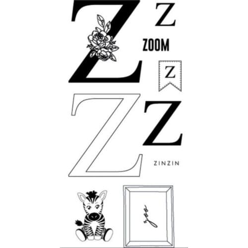 Z Clear Stamp for DIY scrapbooking/Card Making C1004