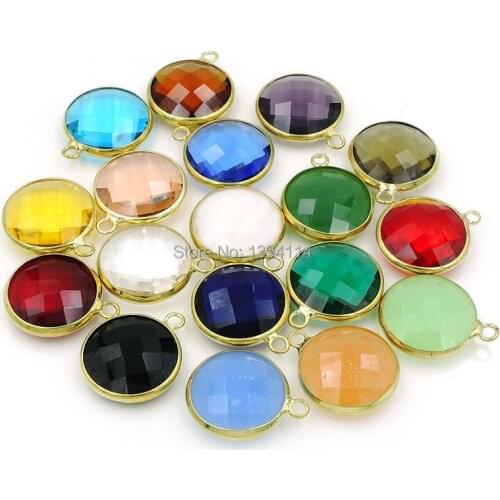 Mixed Colors Glass Quartz Faceted Round Bead With Copper Casing Of Cladding Gold 8mm 10mm 12mm 14mm 16mm 18mm 20mm 25mm