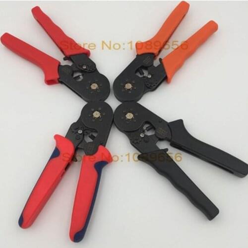 HSC8 6-6 6-6A 6-6B MINI-TYPE SELF-ADJUSTABLE CRIMPING PLIER 0.25-6mm Terminals Crimping Free Shiping