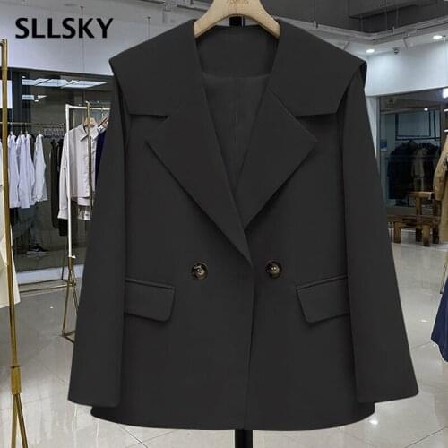 SLLSKY Women's Long Blazers