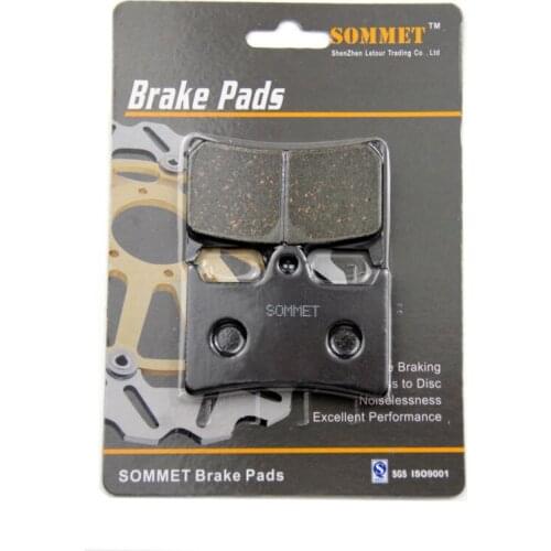 SOMMET Motorcycle Front Brake Pads Disks 1 pair for Yamaha BT 1100 Bulldog (P/R/S/T/V) (2002-2006) BT1100 LT252