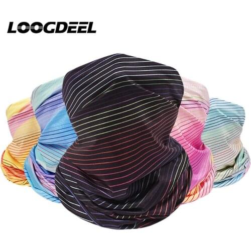 LOOGDEEL Ice Silk Bandana Sun Protection Lightweight Breathable Moisture Absorption Quick-drying Mask Cycling Fishing Headwear