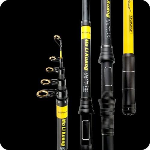 JOSBY FRP Telescopic Fishing Rod 2.1M 2.4M 2.7M 3.0M 3.6M Portable Fly Sea Pole Pesca