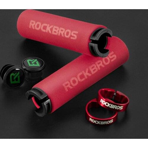 Bicycle Handle MTB Silicone Sponge Non-slip Shock Absorbing Soft Handlebar Bike Grips Bikes Parts Cycling