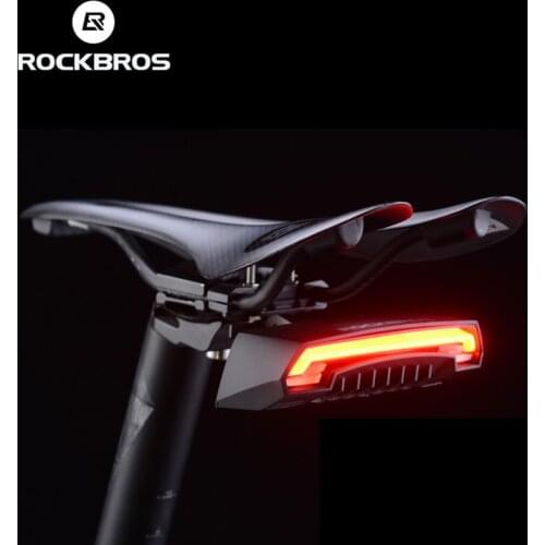 ROCKBROS Bike Lights Direction Tail Light Rear Bicycle Lamp USB Rechargeable Wireless luces para bicicleta MTB Bicycle Lights