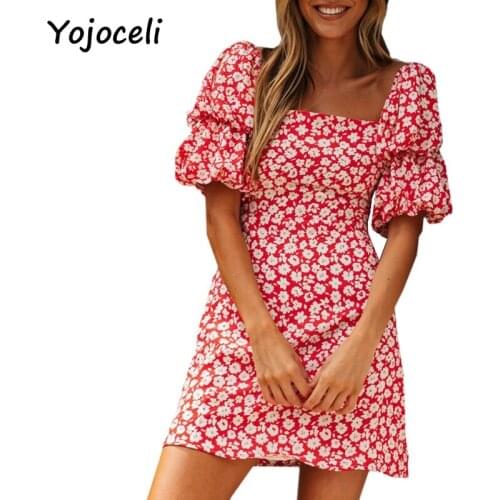 Летние платья с рукавами Yojoceli China At AliExpress