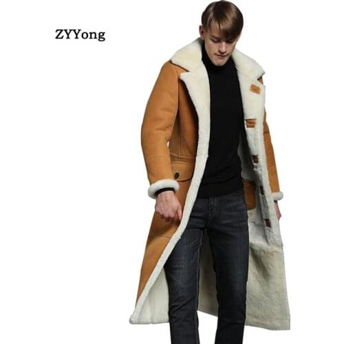 ZYYong Men's Suede Jackets