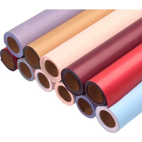 Korean Waterproof Flower Wrapping Paper Two-toned Florist Bouquet Wrapping Paper