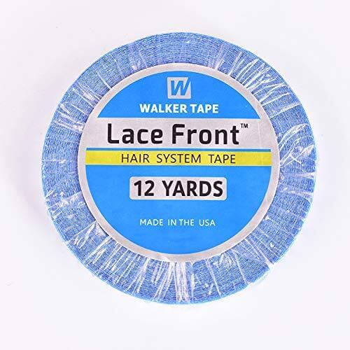 12 yards 1.9cm 2.54cm Lace front support tape waterproof double hair tape for wigs or toupees walker tape