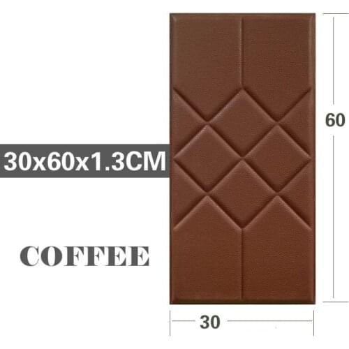 60x30cm PE Foam 3D Wall Stickers Safty Home Decor Wallpaper DIY Wall Decor Brick Living Room Kids Bedroom Decorative Sticker