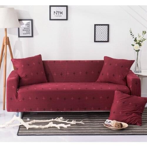 Velvet Embossing Floral Stretch Sofa Cover for Living Room Universal Sectional Couch Slipcover Elastic Sofa Cover 1/2/3/4 Seater