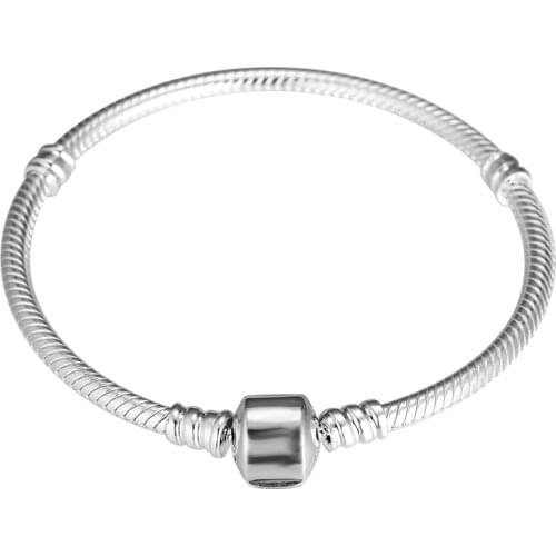 CKK Moment Round Clasp Bracelet for Women Pulseira Feminina Masculina Pulseras Mujer Silver 925 Sterling Jewelry