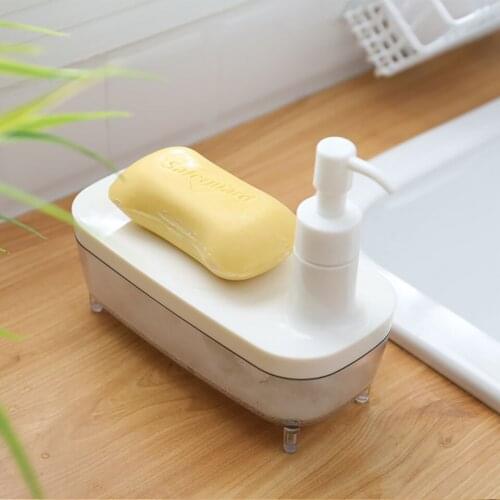 Household Kitchen Tool Push-Type Foam Dispenser Bathroom Cleanser Hand Sanitizer Soap Squeeze Box Storage Bottle
