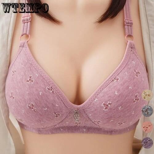 Seamless Bras Push Up Bra Women Plus Size Soft Underwear Wireless Brassiere Cotton Large C Cup Gather Female Bralette Lingerie