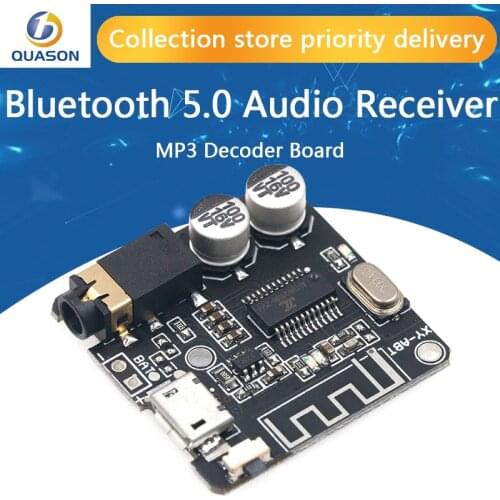DIY Bluetooth 5.0 audio receiver module MP3 Bluetooth decoder board car speaker audio amplifier board ABT