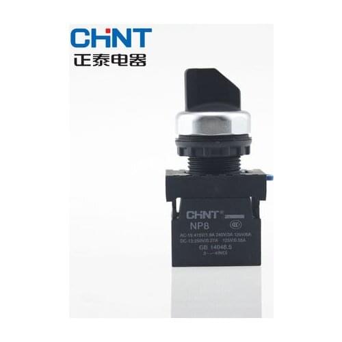 NP8 CHINT 2 Position Rotary Push Button Switch NP8-11X/21 NP8-11X/22 NP8-20X/21 NP8-02X/21 NP8-11X/31 NP8-02X/31