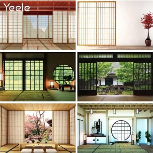 Yeele Living Room Japanese Style House Window Interior Portrait Photography Backgrounds Photographic Backdrops For Photo Studio