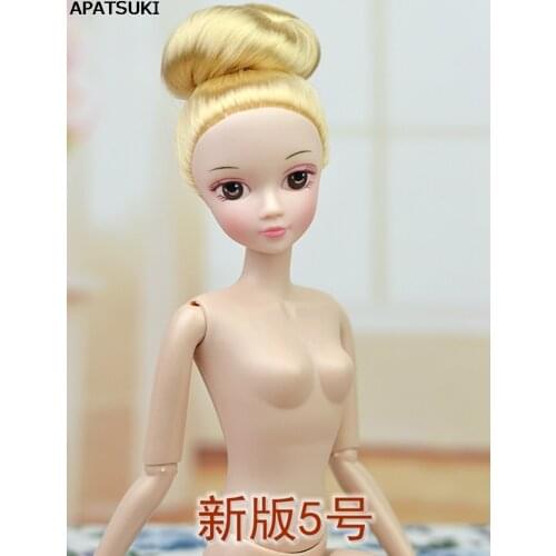 Cute 1/6 bjd Doll Kids Toy High Quality 12 Joints Moveable BJD Doll Body & Head For 11.5" BJD Dollhouse 1:6 Doll Golden Hair