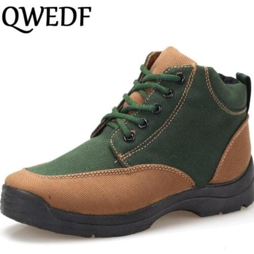 New Men Winter Snow Boots Warm Mens Boots High Quality Waterproof Sneakers Outdoor Male Hiking Boots Work Shoes Size 46 S21-05