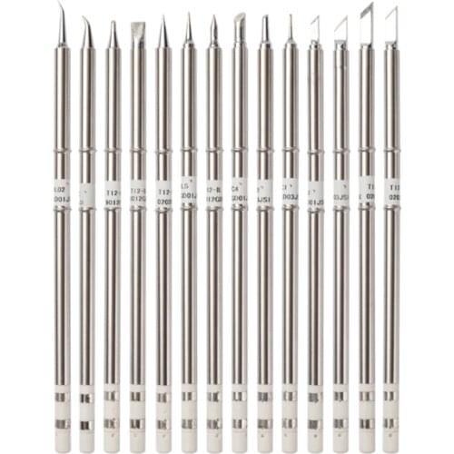 T12 Soldering Solder Iron Tips T12 Series Iron Tip For Hakko FX951 STC AND STM32 OLED Soldering Station Electric Soldering Iron