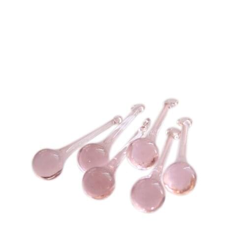 16x60mm/20x80mm Pink Crystal Glass Prism Raindrops Modern Chandelier Pendants Lighting Parts For Home Decoration