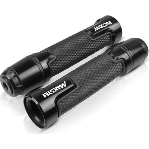 Handlebar grips for SYM Maxsym 400 600i TL 500 Joyrides CRUISYM 300 Universal 7/8" Motorcycle CNC Aluminum scooter handle grip