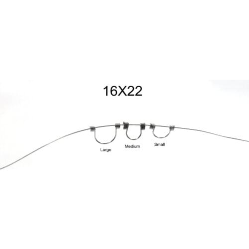 Dental Orthodontic Single Torquing Torque Spring Rectangular Anterior Teeth Wire 16X22