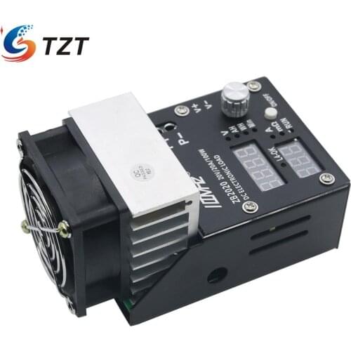 TZT 20A 100W Constant Current Electronic Load 20V Discharge Battery Capacity Tester