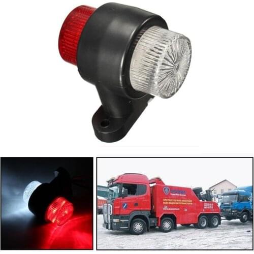 Truck Pickup Tailer Universal Side Marker Lights for Caravan Side Clearance Marker Light Lamp Led Lorry Amber Red White 10-30V