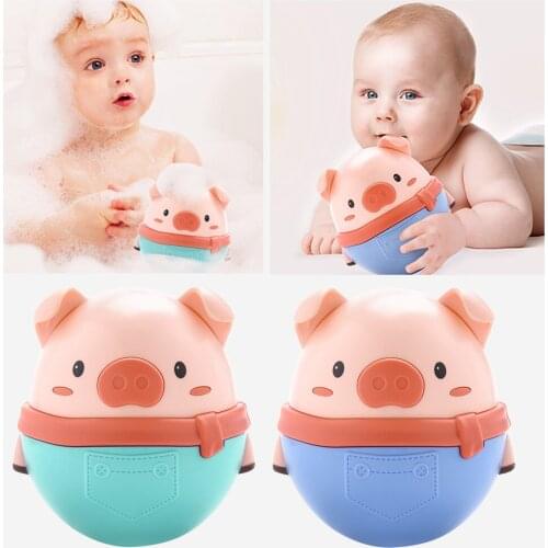 ABS Light Funny Tumbler Rattles Toys Early Education Bath Toys for Water Game Give Children Best Enlightenment Toy Gift