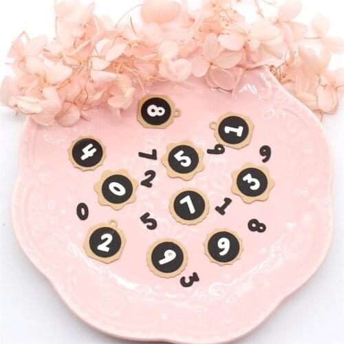 ZFPARTY Arabic Numerals Metal Cutting Dies Stencils for DIY Scrapbooking/photo album Decorative Embossing DIY Paper Cards