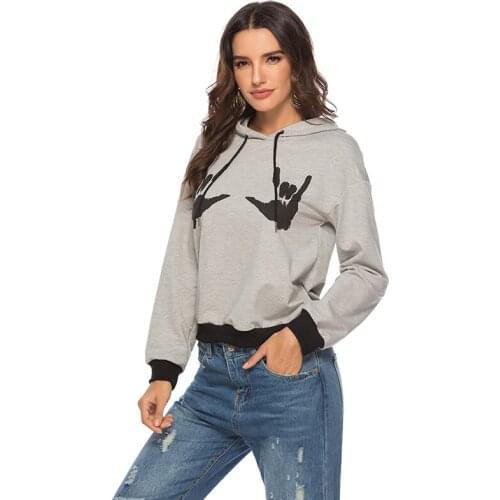 Ladies Pullover Sweatshirt Chrismas Print Drawstring Long Sleeve Pullover Skateboard Harajuku Women Sportswear