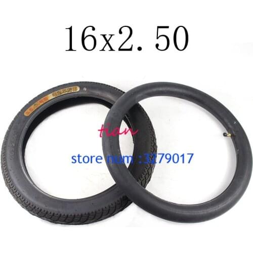 Free Shipping Good Reoutation 16x2.50 64-305 Tire and Inner Tube Fit Small BMX ,Scooters and Electric Bikes Kids Bikes
