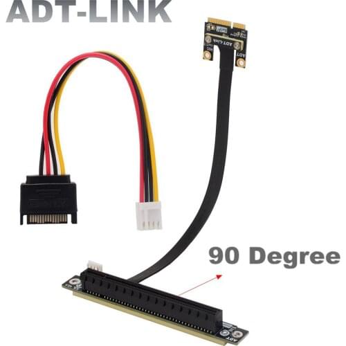 MPCIe WiFi Wireless Network Card To PCIe 3.0 16x PCI-E x16 To Mini PCIe Riser Adapter Graphics Card Extension Cable Vertical GPU