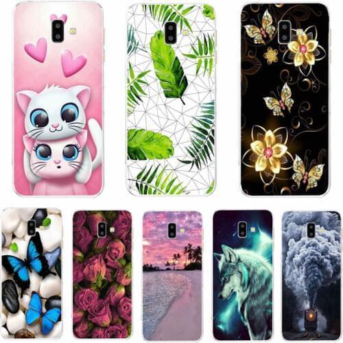 For Samsung Galaxy J6 2018 Case Soft TPU Silicone Back Case For Coque Fundas Samsung J6 2018 J600F J610F Phone Case
