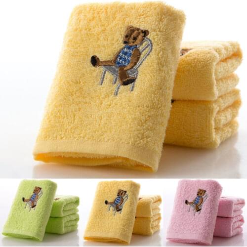 Bear towels Soft Microfiber Cotton Baby Infant Newborn Washcloth Bath Towel Feeding Cloth 50*26cm