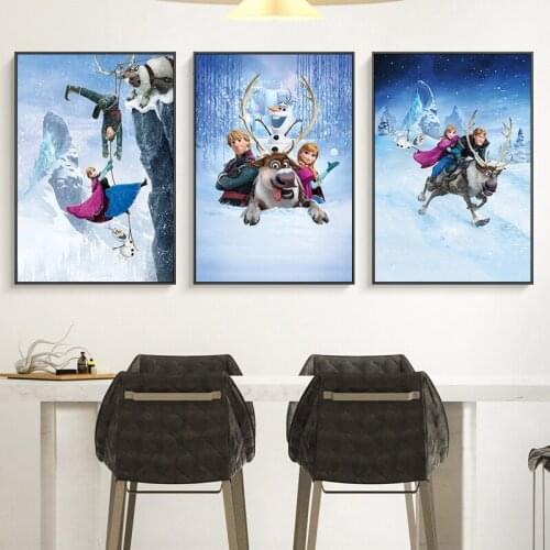 Disney Frozen 5d Diy Anna Diamond Painting Anime Rhinestone Embroidery Mosaic Decoration Holiday Gift