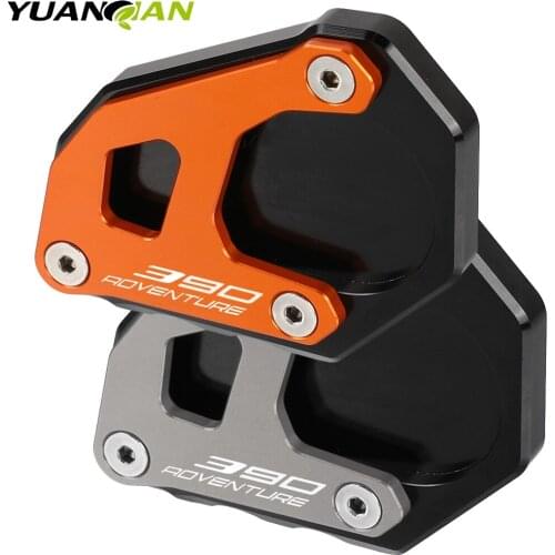 FOR 390 ADV Adventure 2020 2021 Motorcycle CNC Side Stand Enlarge Extension Kickstand 390 Adventure Accessories Motorbike